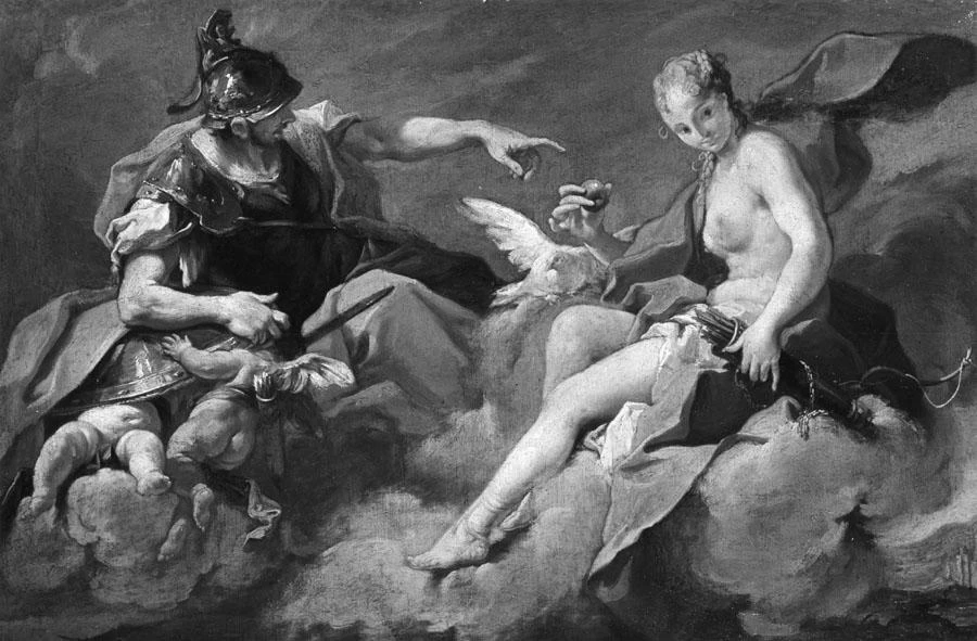 Giambattista Pittoni - Venere e Marte, Milano